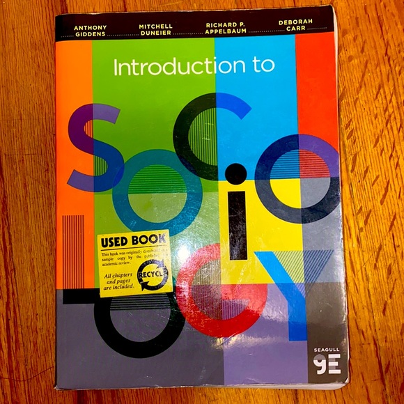 Other Introduction To Sociology9th Editionanthony Giddens Poshmark